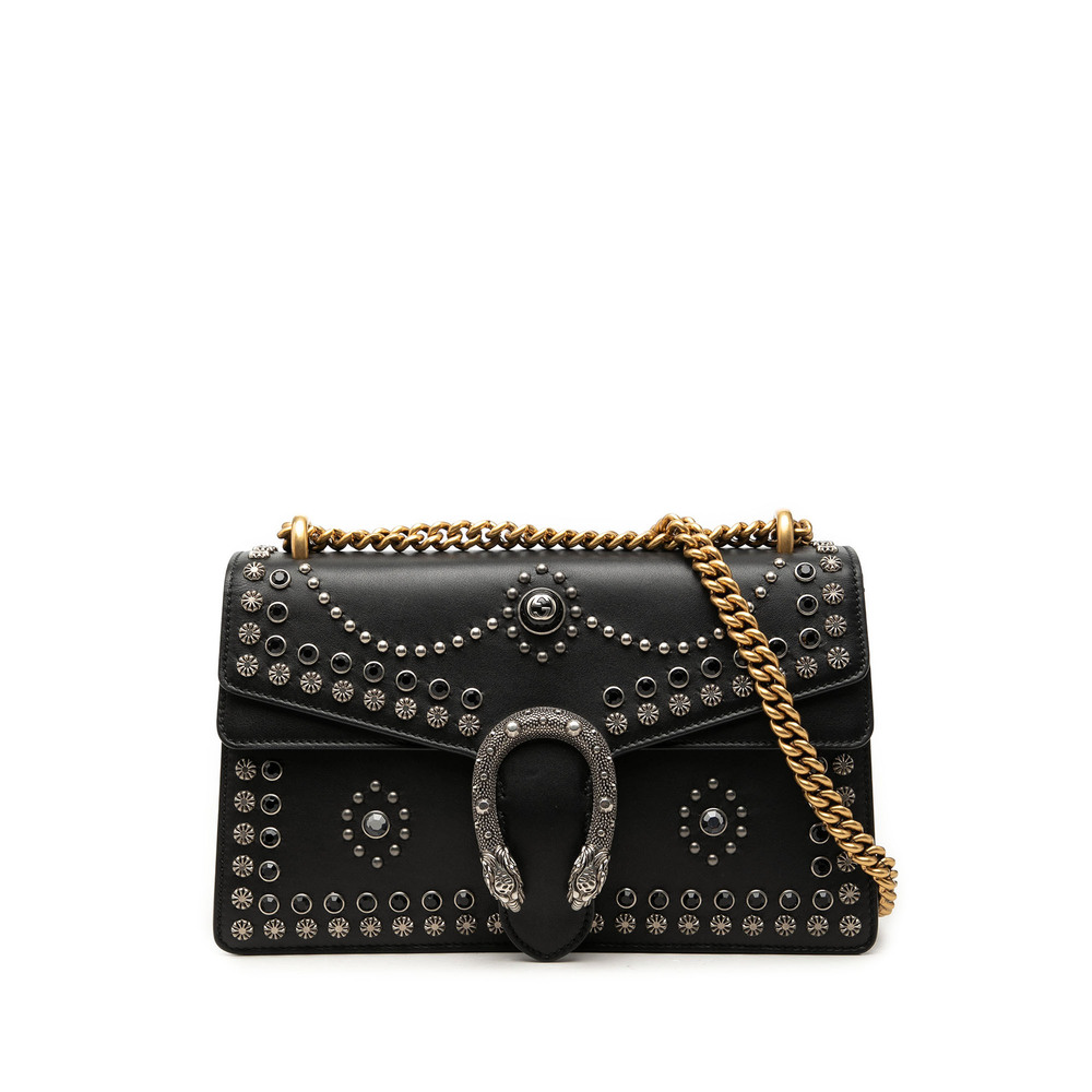 Pre-Loved Gucci Medium Studded Calfskin Dionysus Shoulder Bag
